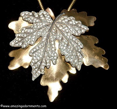 McClelland Barclay Maple Leaf Necklace