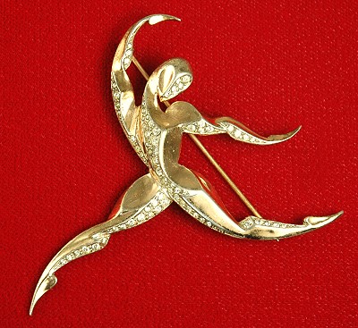 Boucher Sterling Dancer Brooch