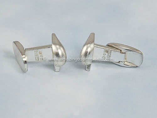 Sterling Silver Cufflinks Signed Poul Havgaard for Lapponia