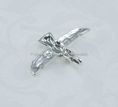 Signed Sterling Silver Thunderbird Charm