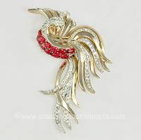 Vintage Boucher 3d Bird Brooch