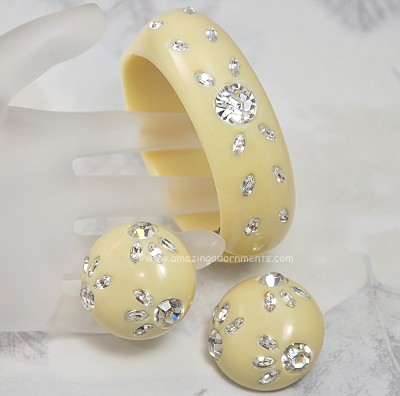 Weiss Plastic and Rhinestone Clamper Set