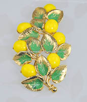 Schiaparelli Leaf Form Brooch