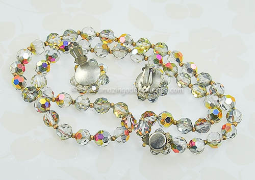 Vintage Unsigned Crystal Necklace