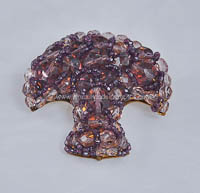 Vintage Signed Coppola e Toppo Crystal Brooch