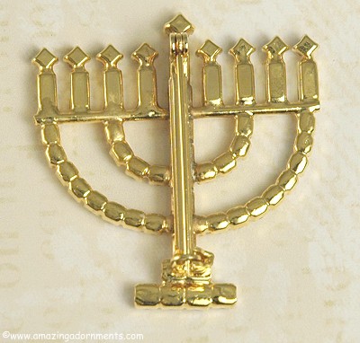 Menorah Pin