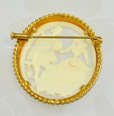 French Cameo Pin