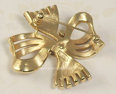 Crown Trifari Bow Pin