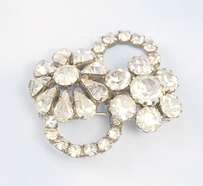 Vintage Rhinestone Brooch