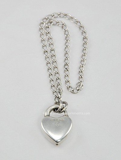 Lampl Sterling Heart Charm Bracelet