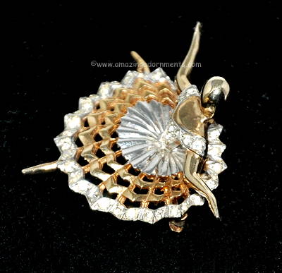 Vintage Signed Boucher Ballet of Jewels Pin