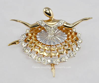 Vintage Boucher Ballet of Jewels Brooch  