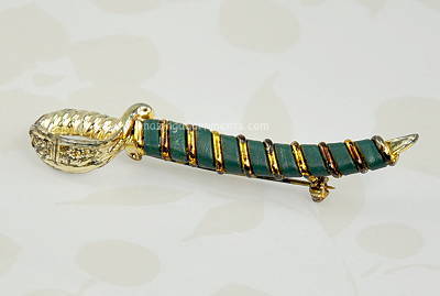 Vintage Saber Sword Pin